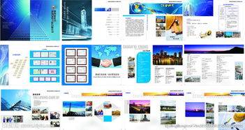 企業畫冊中的互聯網數據服務圖片 視覺傳達與品牌價值